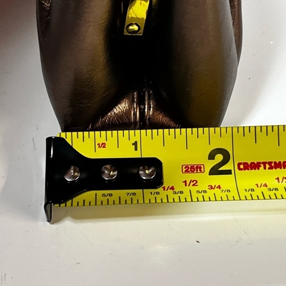 GUNNE SAX Clutch & Chain Bronze Gold Hardware Formal Prom Wedding - Picture 9 of 11